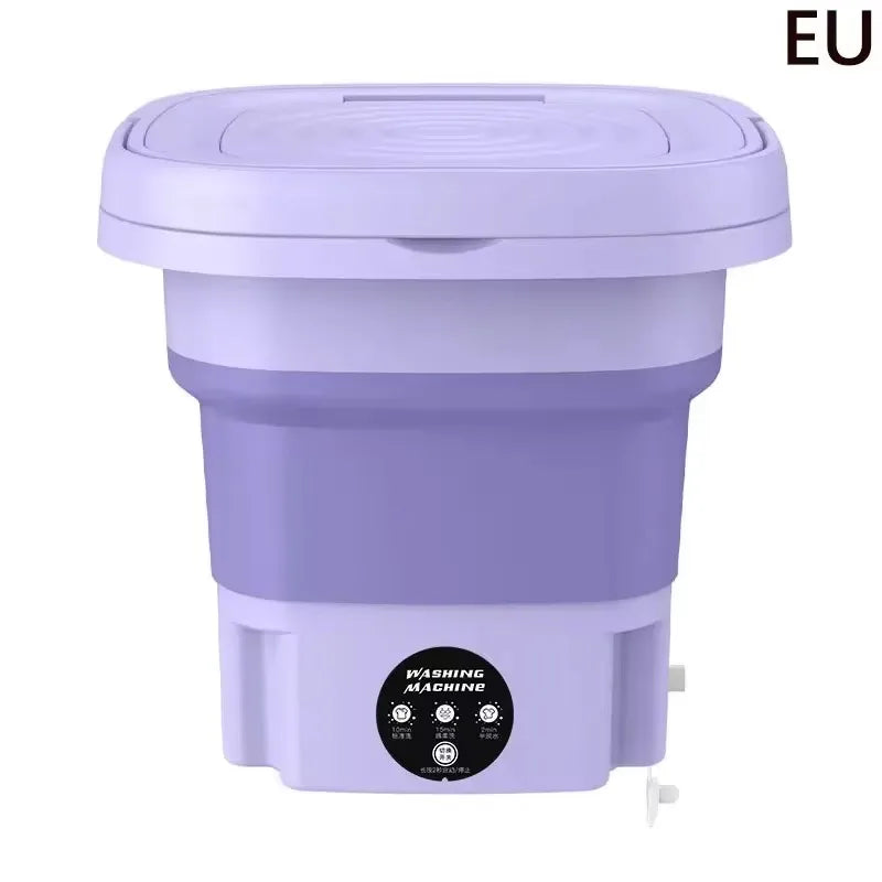 Kleine, zusammenklappbare Waschmaschine