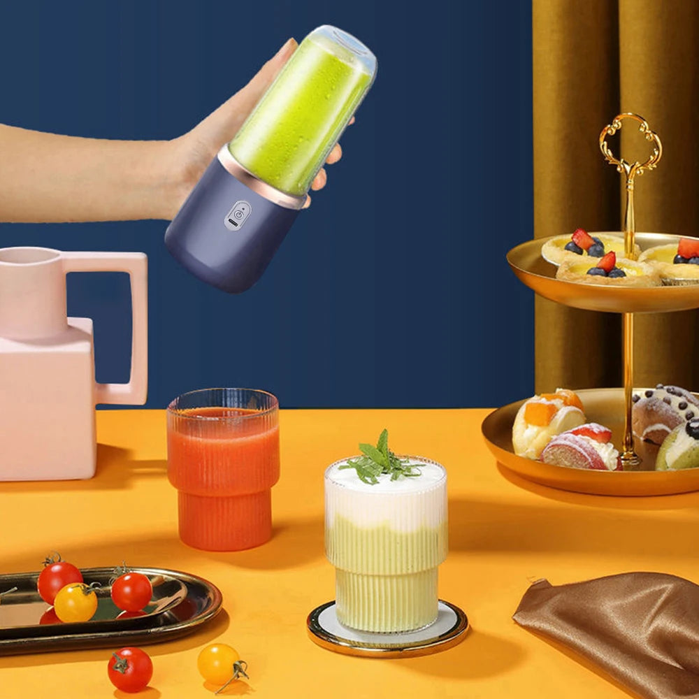 Tragbarer Entsafter mit Mixer und USB-Anschluss