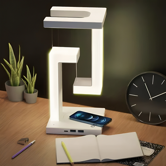 Originelle schwimmende Lampe mit kabellosem Ladegerät